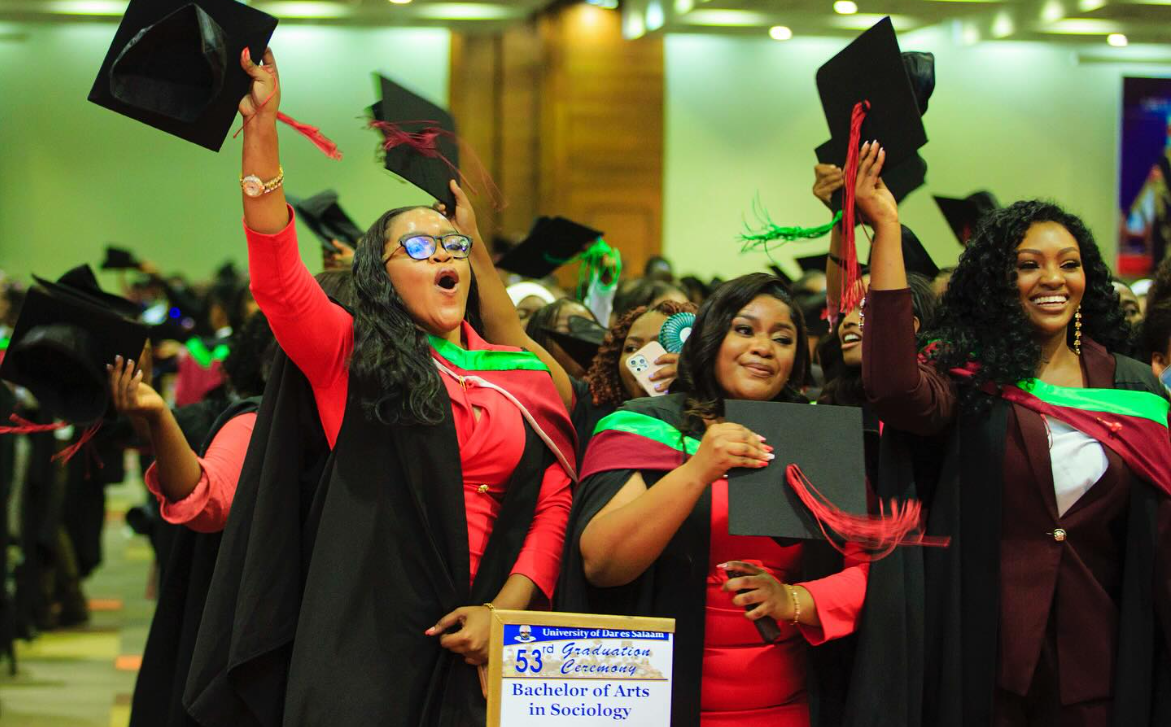 28 UDSM HKL Courses: Full List with Entry Requirements and Exciting Career Opportunities 28 UDSM HKL Course: Graduates Celebrating After Earning Their Bachelor of Arts in Sociology, One of the Prominent UDSM HKL Courses